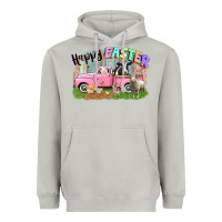 Moon Dust Happy Easter truck with farm animals Easter Day Heavyweight Hoodie - CowGirlArtShop