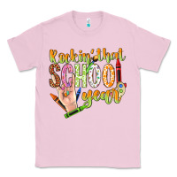 Bubblegum Pink rockin that school year Classic Tee - NancyCooperArtShop