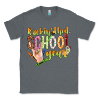 Charcoal Heather rockin that school year Classic Tee - NancyCooperArtShop