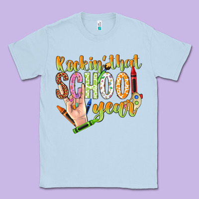 Rockin That School Year Classic Tee Designed By Nancycooperartshop