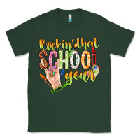 Sports Green rockin that school year Classic Tee - NancyCooperArtShop