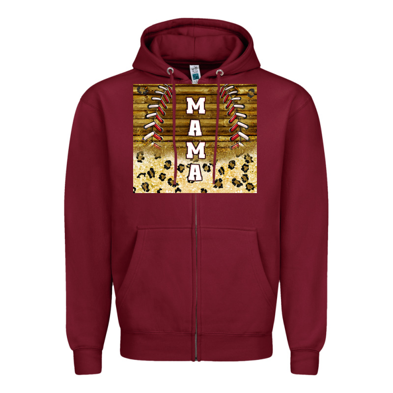 Mama Baseball Sippy Cup Zipper Hoodie by TumblerDesignByShophia | Teevron