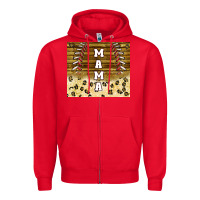 Red mama baseball sippy cup Zipper Hoodie - TumblerDesignByShophia