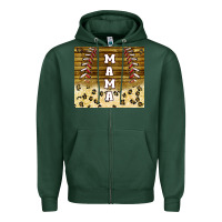 Sports Green mama baseball sippy cup Zipper Hoodie - TumblerDesignByShophia