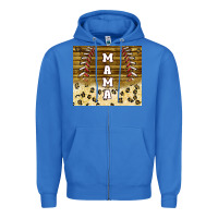 True Royal mama baseball sippy cup Zipper Hoodie - TumblerDesignByShophia