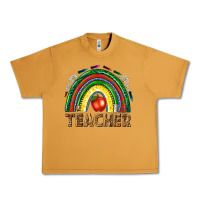 Peanut Butter rainbow teacher Urban Heavy Tee - NancyCooperArtShop
