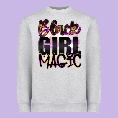 Black Girl Magic Heavyweight Sweatshirt Designed By Artiststas