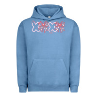 Pigment Pebble Blue You Are Lovey Urban Hoodie - CowhideDigitalArt