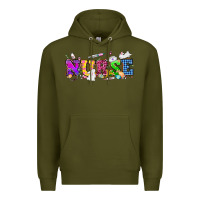 Army Green Easter nurse Easter Day Premium Hoodie - HowdyJamesFarm