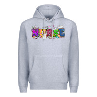 Heather Grey Easter nurse Easter Day Premium Hoodie - HowdyJamesFarm