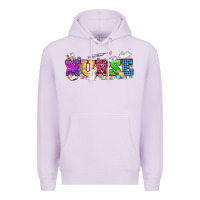 Lilac Easter nurse Easter Day Premium Hoodie - HowdyJamesFarm