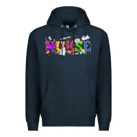 Navy Easter nurse Easter Day Premium Hoodie - HowdyJamesFarm