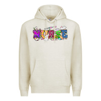 Oatmeal Heather Easter nurse Easter Day Premium Hoodie - HowdyJamesFarm