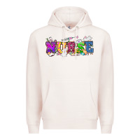 Pale Pink Easter nurse Easter Day Premium Hoodie - HowdyJamesFarm