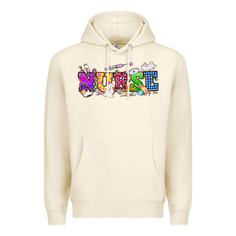 Easter Nurse Easter Day Premium Hoodie by HowdyJamesFarm | Teevron