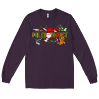 Plum christmas phlebotomist Long Sleeve Tee - LillyAllenDesigns