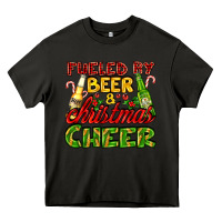 Asphalt fueled by beer and christmas cheer with beer bottles Heavy Core Tee - AdoDesignShop