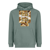 Sage Mama with leopard and cowhide regular can cooler Heavyweight Hoodie - HowdyJamesFarm