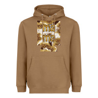 Toasted Coconut Mama with leopard and cowhide regular can cooler Heavyweight Hoodie - HowdyJamesFarm