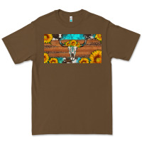Cacao longhorn bull skull license plate Premium Tee - Artiststas