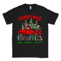 Black christmas tree farm truck Classic Tee - CowhideDigitalArt