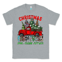 Heather Grey christmas tree farm truck Classic Tee - CowhideDigitalArt