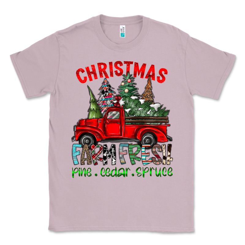 Christmas Tree Farm Truck Classic Tee by CowhideDigitalArt | Teevron