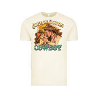 Vintage Arctic bring me flowers cowboy Vintage Tee - NancyCooperArtShop