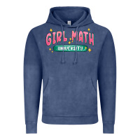 Vintage Denim girl math university Vintage Hoodie - MaliasSmallBusiness
