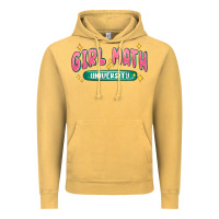 Vintage Mustard girl math university Vintage Hoodie - MaliasSmallBusiness