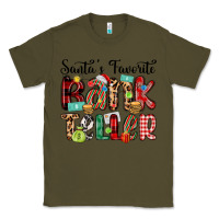 Army Green santa s favorite bank teller Classic Tee - MaliasSmallBusiness