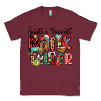 Burgundy santa s favorite bank teller Classic Tee - MaliasSmallBusiness