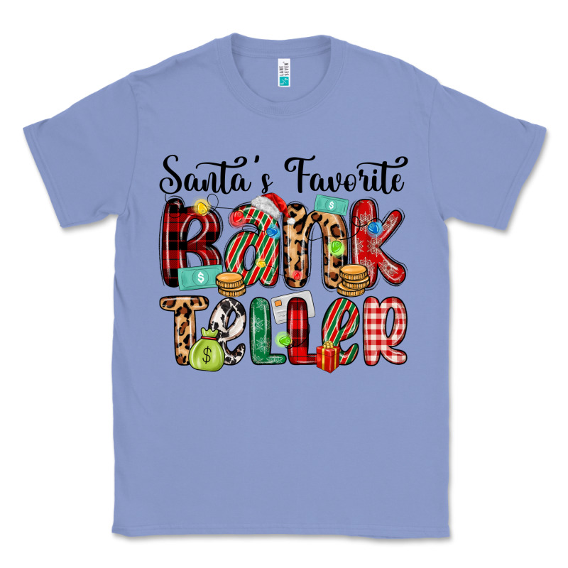 Santa S Favorite Bank Teller Classic Tee by MaliasSmallBusiness | Teevron
