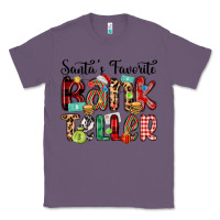 Lavender santa s favorite bank teller Classic Tee - MaliasSmallBusiness
