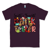 Plum santa s favorite bank teller Classic Tee - MaliasSmallBusiness