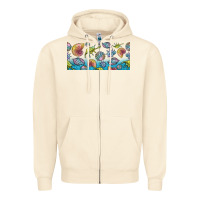 Sandshell sea shells Zipper Hoodie - TumblerDesignByShophia