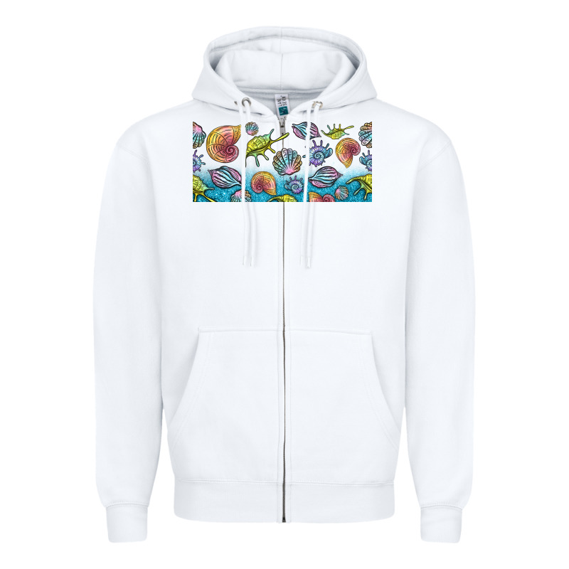 Sea Shells Zipper Hoodie by TumblerDesignByShophia | Teevron