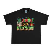 Black jingle bell rockin' Urban Heavy Tee - MaliasSmallBusiness