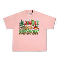 Salmon jingle bell rockin' Urban Heavy Tee - MaliasSmallBusiness