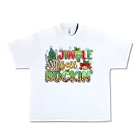 White jingle bell rockin' Urban Heavy Tee - MaliasSmallBusiness