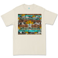 Bone longhorn bull skull cowhide leopard turquoise Premium Tee - Artiststas