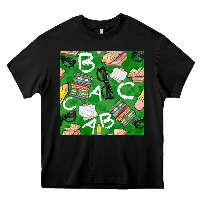English Class Seamless Pattern Heavy Core Tee by BundleAndBundleShop | Teevron