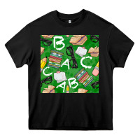 Black english class seamless pattern Heavy Core Tee - BundleAndBundleShop
