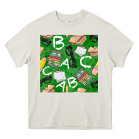Cream english class seamless pattern Heavy Core Tee - BundleAndBundleShop