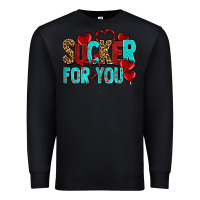 Black sucker for you olivia Premium Sweatshirt - OliviaCreatesArt