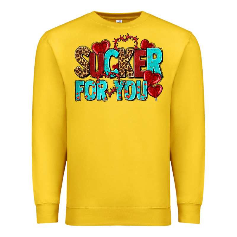 Sucker For You Olivia Premium Sweatshirt by OliviaCreatesArt | Teevron