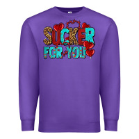 Purple sucker for you olivia Premium Sweatshirt - OliviaCreatesArt