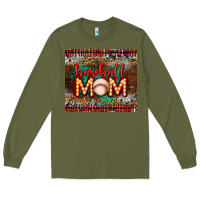 Army Green baseball Long Sleeve Tee - LillyAllenDesigns