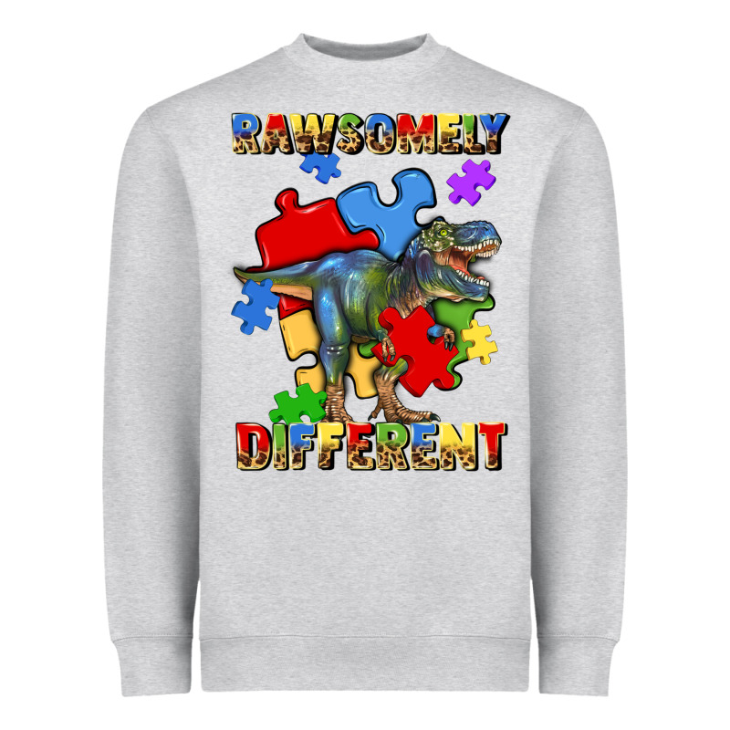 Rawsomely Different Autism T Rex Heavyweight Sweatshirt by Artiststas | Teevron