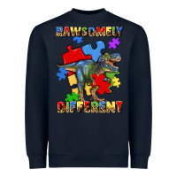 Navy rawsomely different autism t rex Heavyweight Sweatshirt - Artiststas